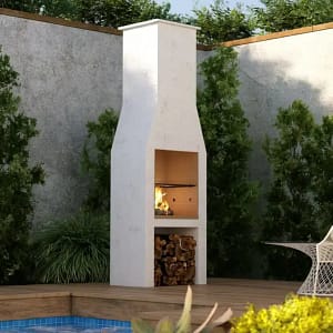Small Garden Fireplace